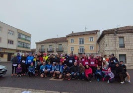 Participantes en la San Silvestre nublense