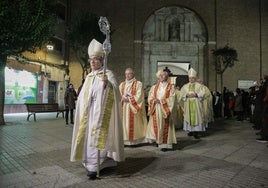 Una procesión abre desde San Andrés el Jubileo Ordinario en Valladolid