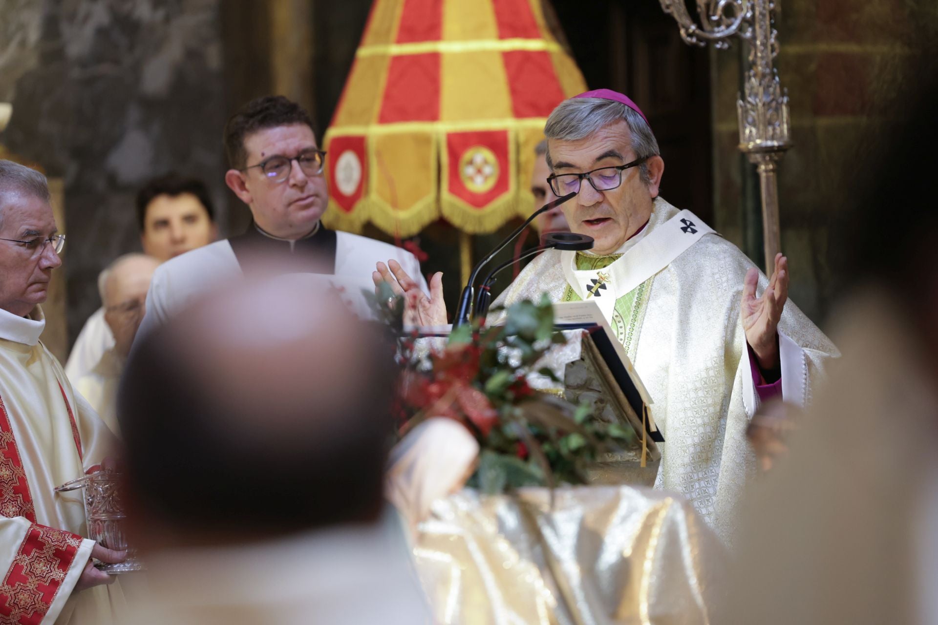 Las imágenes de la procesión del año Santo entre San Andrés y el Santuario