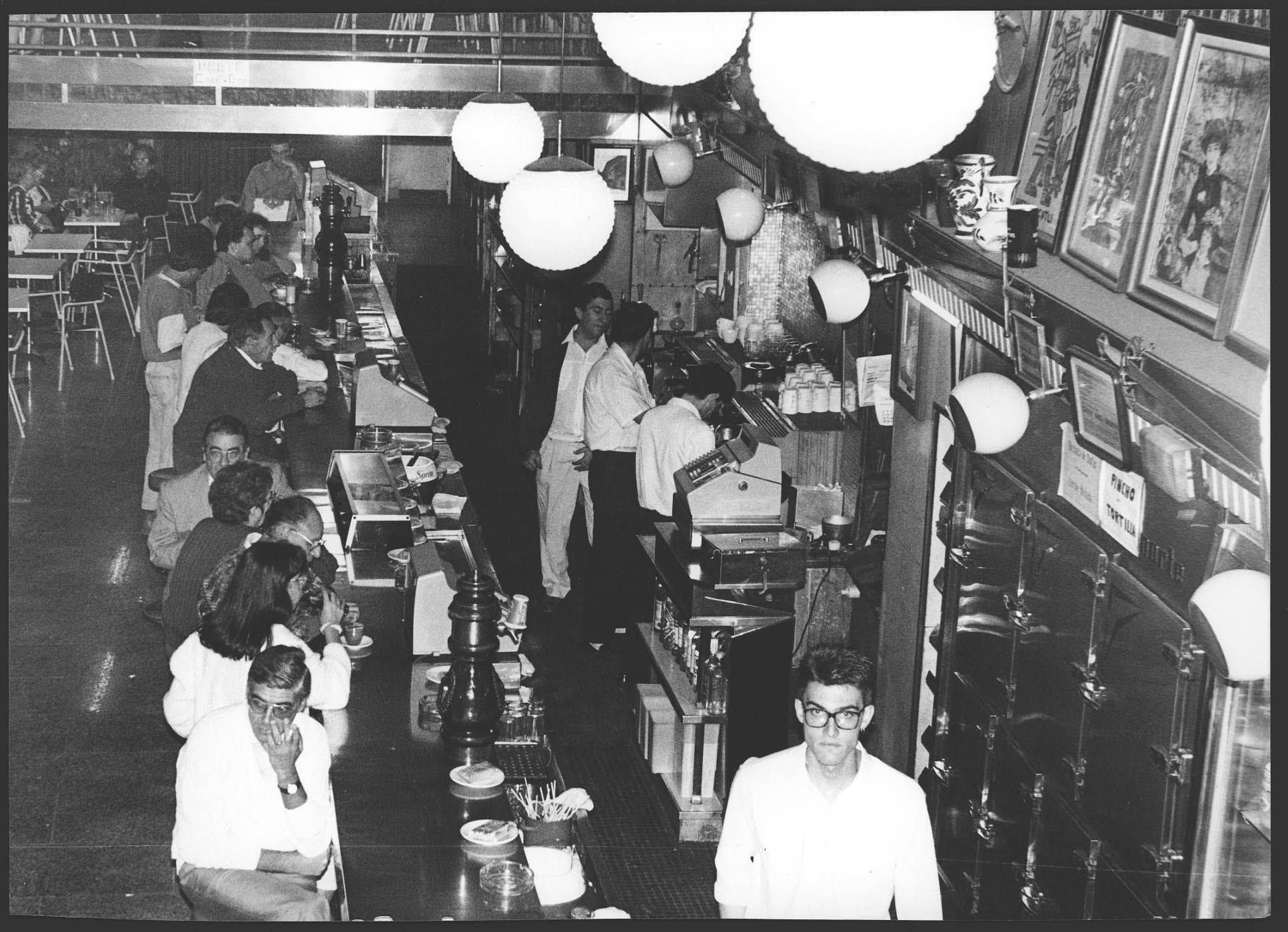 Interior del Bar El Norte. Septiembre de 1991.