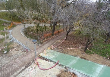 El nuevo carril bici cose Parquesol con la red ciclista por la ladera este