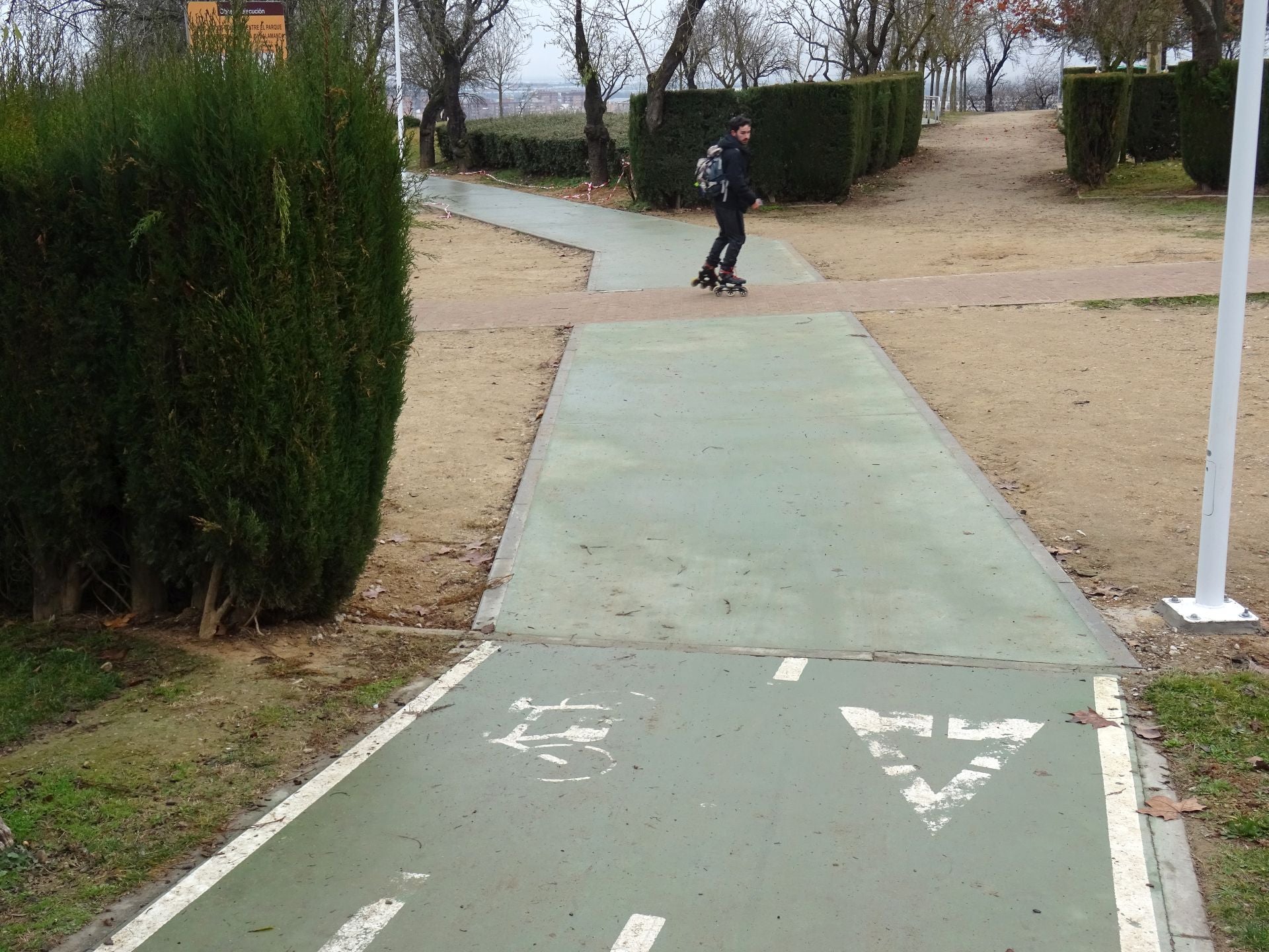 Un recorrido en imágenes por el carril bici de Parquesol