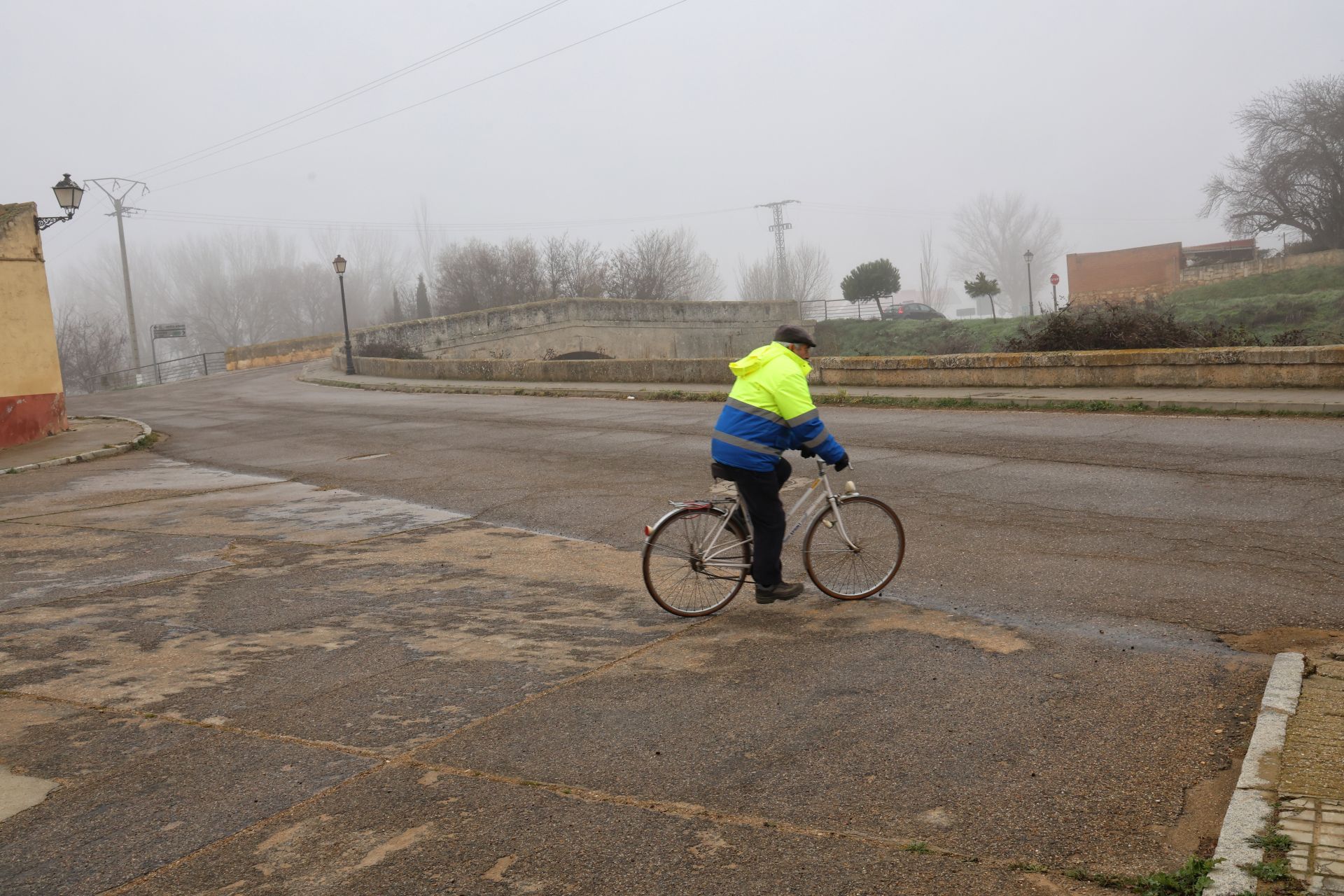 Niebla para despedir el año en Palencia