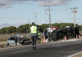 Accidente mortal en Mojados el pasado 9 de diciembre.