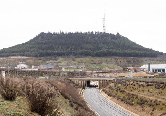 El cerro de San Cristóbal.