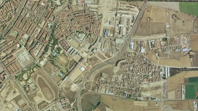 Imagen antes - San Isidro y barrio de Las Flores.