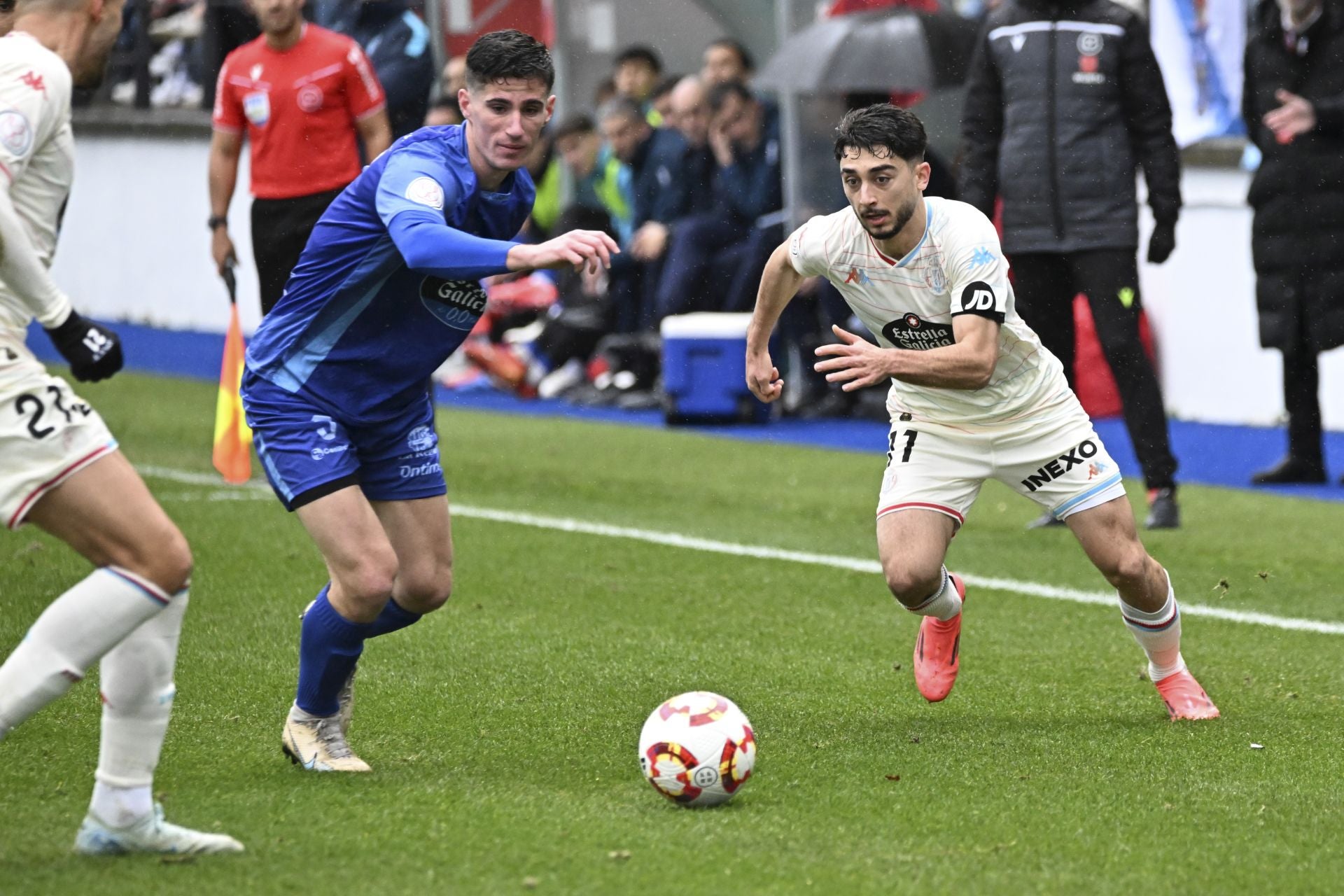 La eliminación del Real Valladolid en Ourense, en imágenes