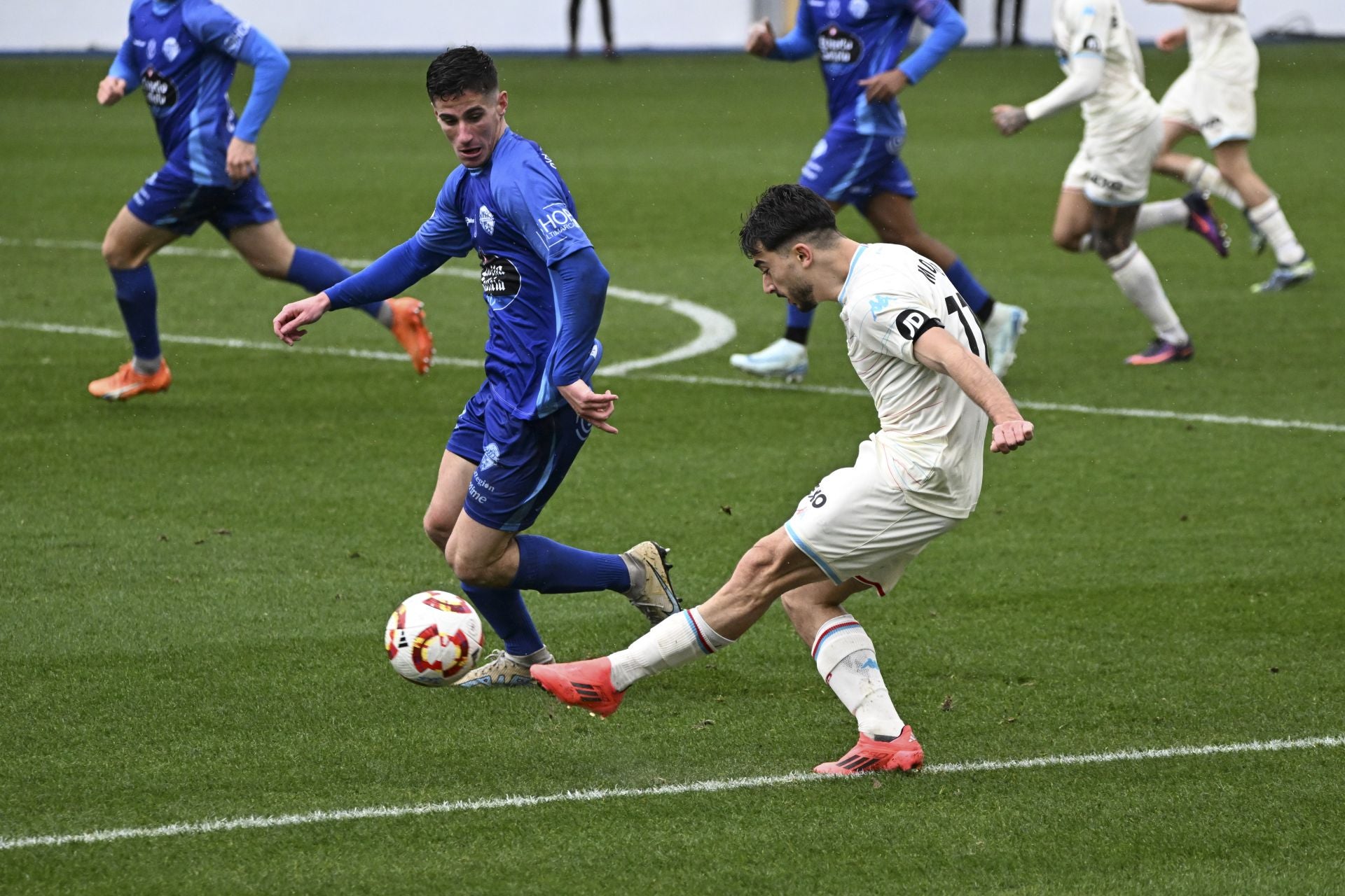 La eliminación del Real Valladolid en Ourense, en imágenes