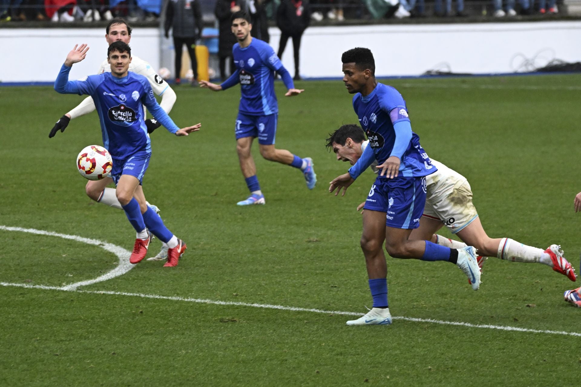 La eliminación del Real Valladolid en Ourense, en imágenes