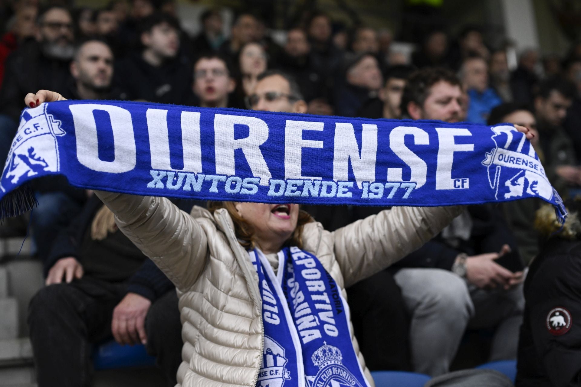 La eliminación del Real Valladolid en Ourense, en imágenes