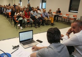 Una de las últimas asambleas de la Gimnástica Segoviana.