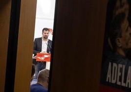 Luis Tudanca anuncia que no se presentará a las primarias para dirigir el PSOE de Castilla y León.