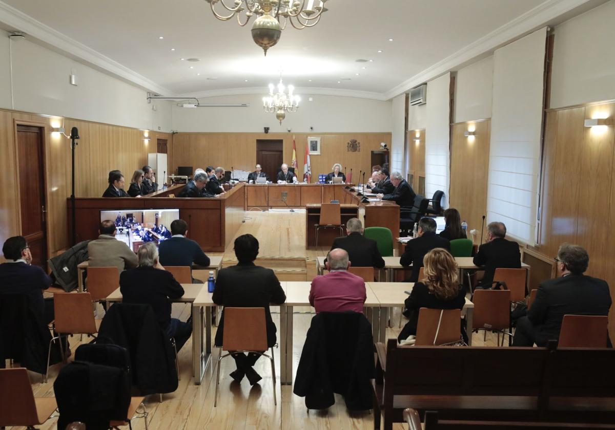 Juicio por el caso de la 'Perla Negra', en la Audiencia de Valladolid.