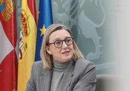 Isabel Blanco, en la rueda de prensa tras el Consejo de Gobierno.