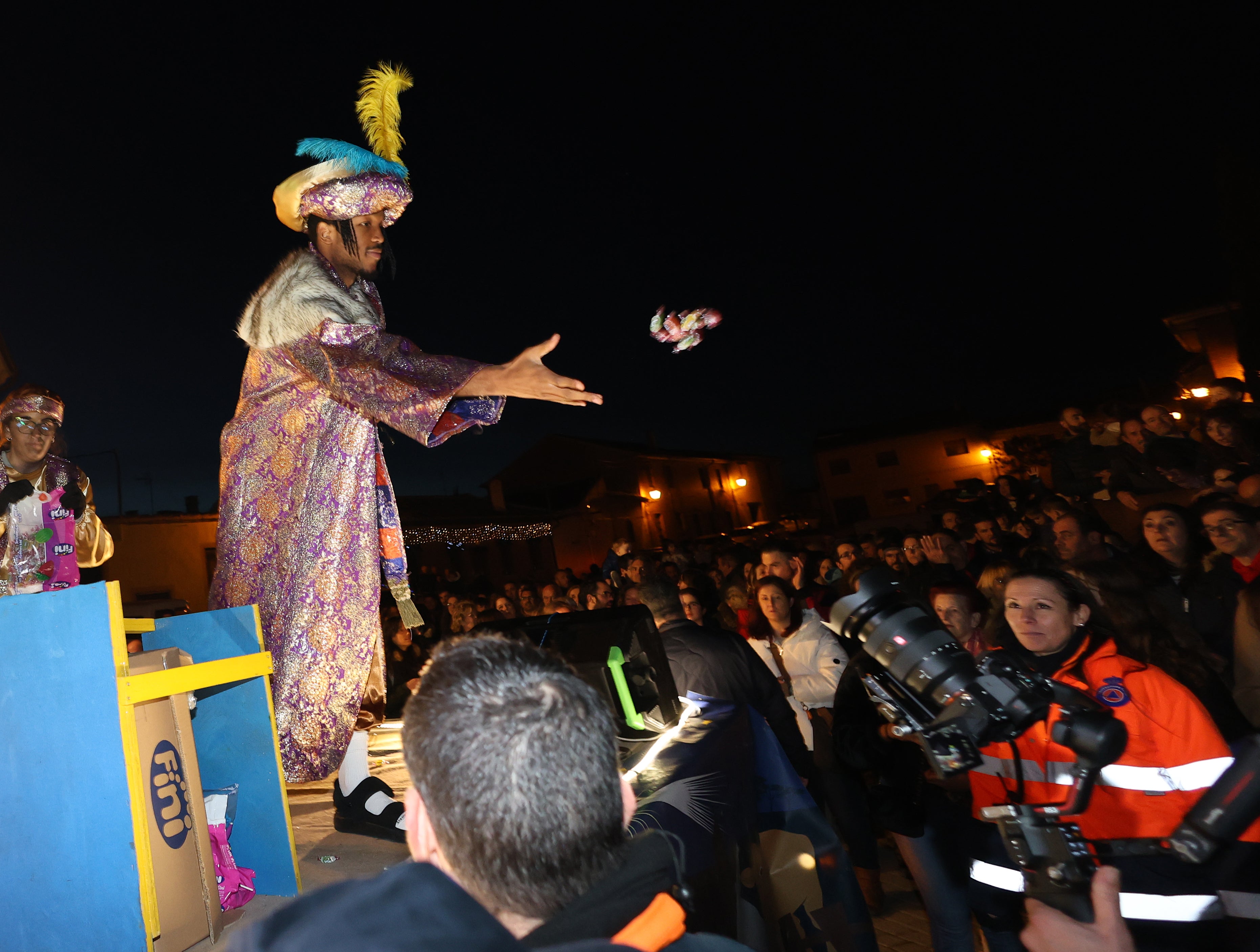 Así ha sido la Cablagata de despedida de los Reyes en Becerril