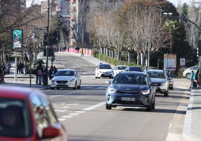 Tráfico en la zona, una vez restablecida la normalidad este lunes al mediodía.