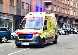 El herido ha sido trasladado a un centro hospitalario de Valladolid.