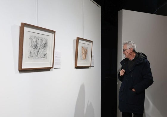 Dibujos de capiteles románicos en el Museo de Palencia