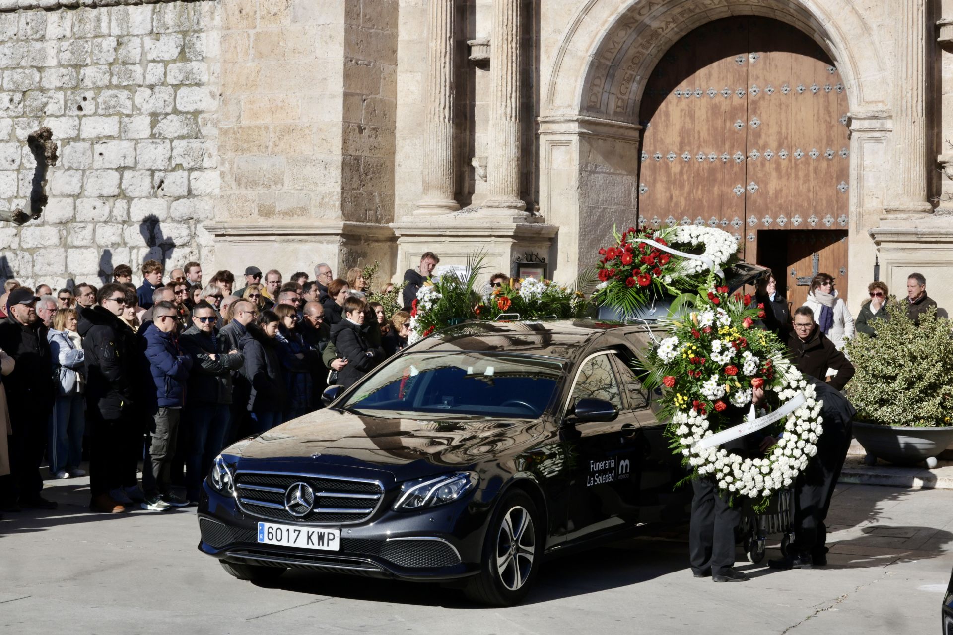 Funeral en Tudela de Duero por el bombero fallecido en acto de servicio en Fompedraza