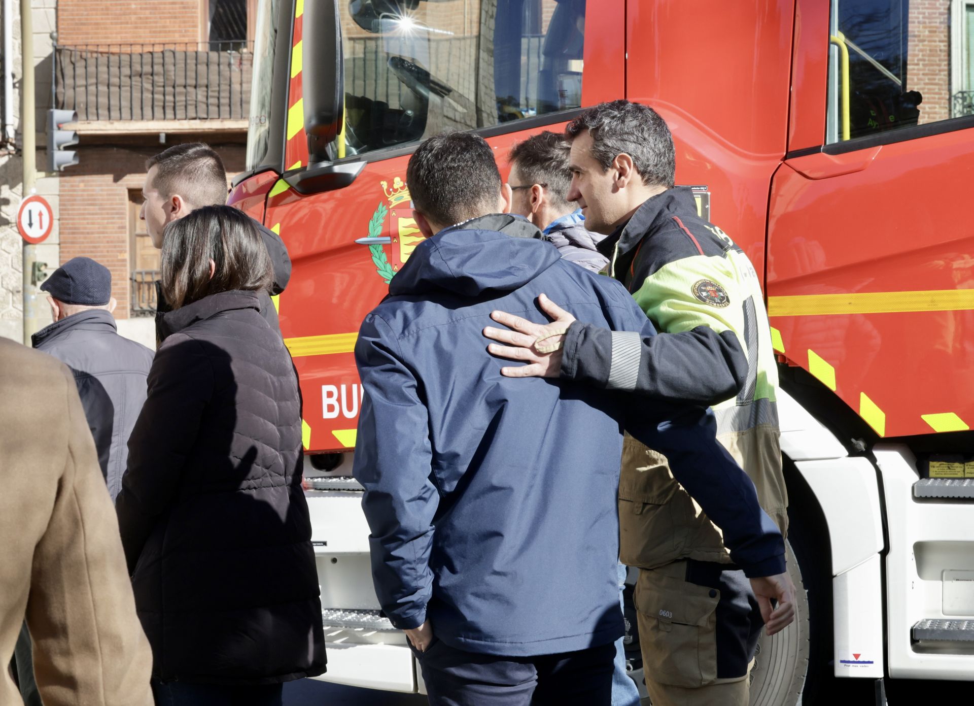 Funeral en Tudela de Duero por el bombero fallecido en acto de servicio en Fompedraza