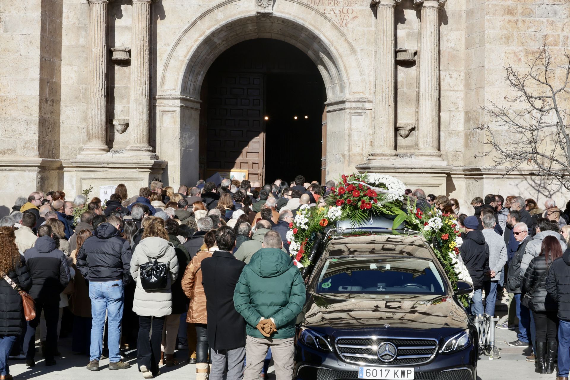 Funeral en Tudela de Duero por el bombero fallecido en acto de servicio en Fompedraza