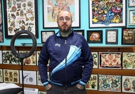 Aitor Romero, en su nuevo local.