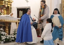 Un momento del acto celebrado en la iglesia del convento de la Inmaculada Concepción.