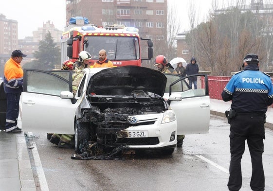 Estado en el que ha quedado el vehículo tras el incidente.