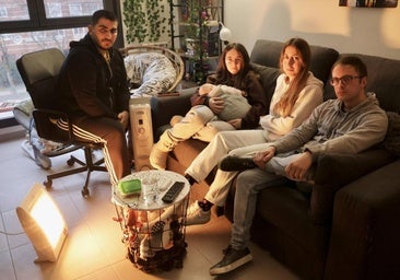 El primer invierno de Áxel en una VPO sin calefacción: «Lleva cuatro catarros en tres meses de vida»