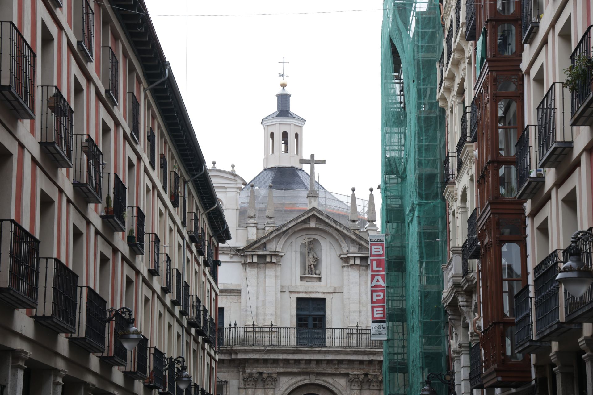 La restauración de la cúpula de la iglesia de la Vera Cruz en imágenes