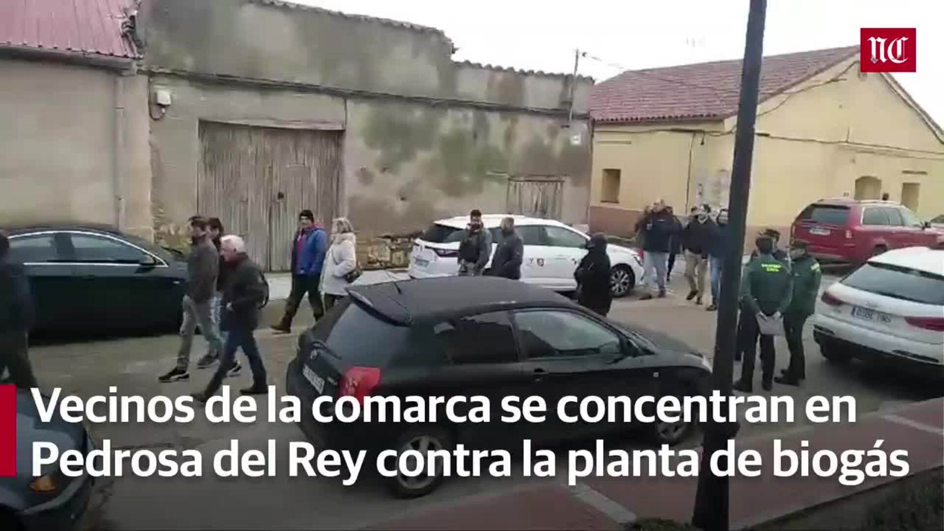 Más de 250 vecinos de Pedrosa del Rey se movilizan contra la planta de biogás