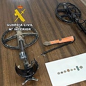 Pillan de madrugada a dos piteros con objetos expoliados en Burgos