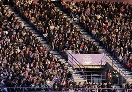 Gradas del José Zorrilla en el encuentro Real Valladolid-Betis.