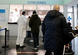 Imagen de archivo de un centro de salud de Valladolid.