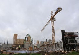 Obras de la unidad satélite de Radioterapia en Palencia.