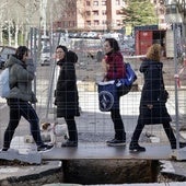 La red de calor se expande en Parquesol y las obras afectan ya a cinco calles