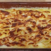 Patatas gratinadas con carne picada