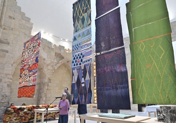 Teresa Lanceta protagonizó el año pasado una de las exposiciones en la Capilla del Patio Herreriano.