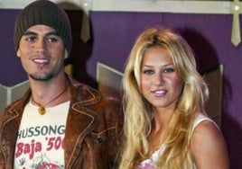 Anna Kournikova, con Enrique Iglesias en una imagen de archivo.