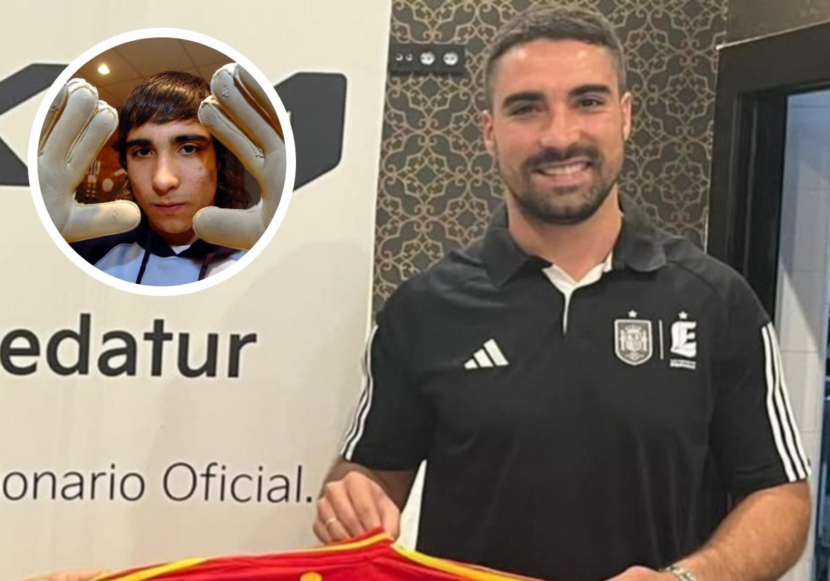 Sergio Asenjo, en una convocatoria con las Leyendas de la selección española. En detalle, en una imagen de 2005.