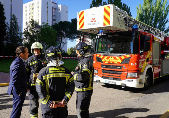 Bomberos de la Diputación de Valladolid en Laguna de Duero.