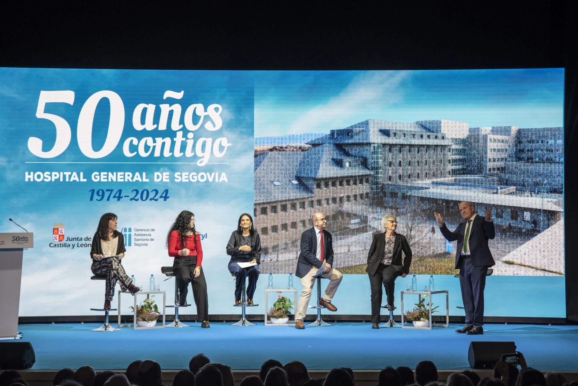 Fotografías del acto del 50 aniversario del hospital de Segovia