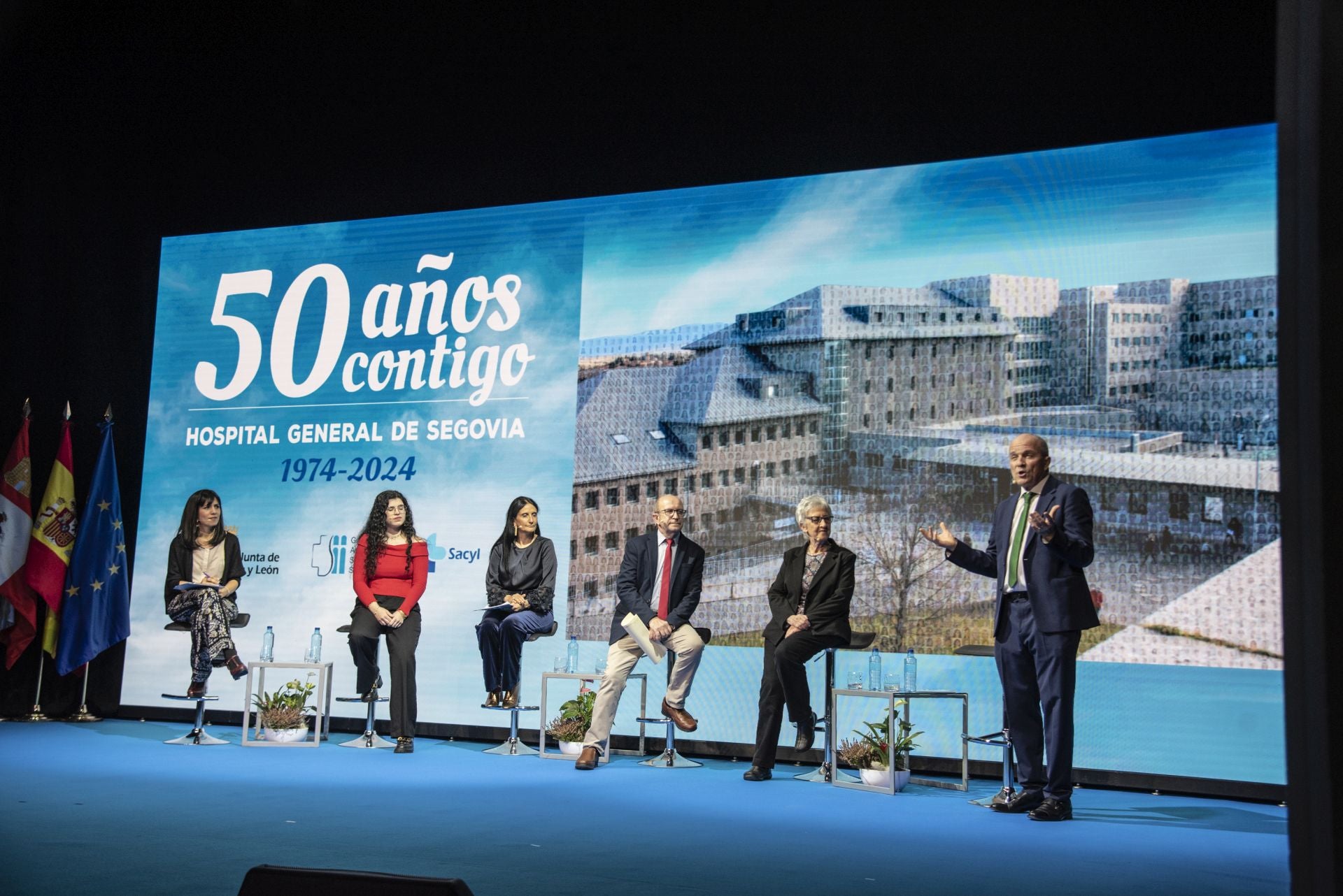 Fotografías del acto del 50 aniversario del hospital de Segovia