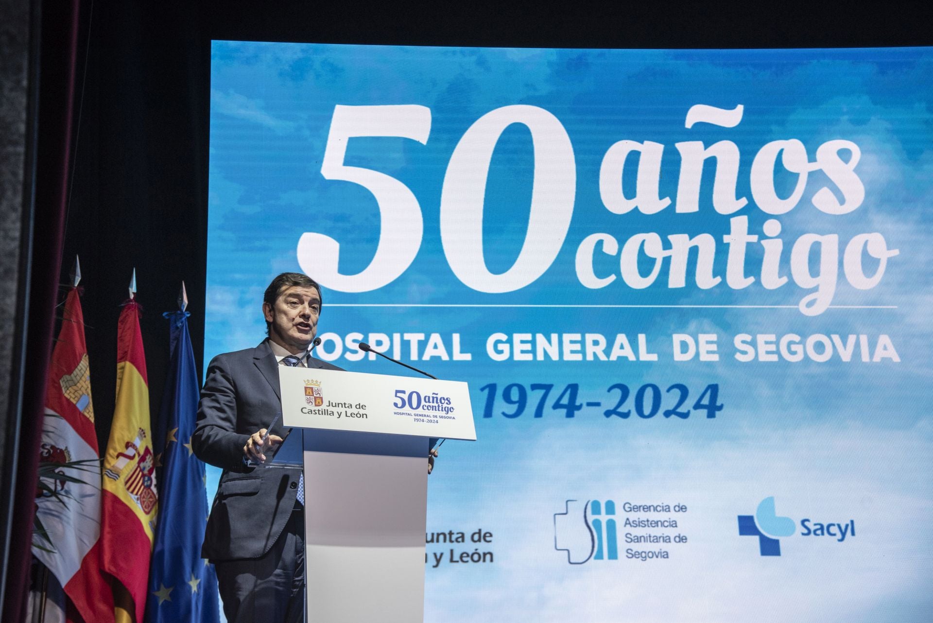 Fotografías del acto del 50 aniversario del hospital de Segovia