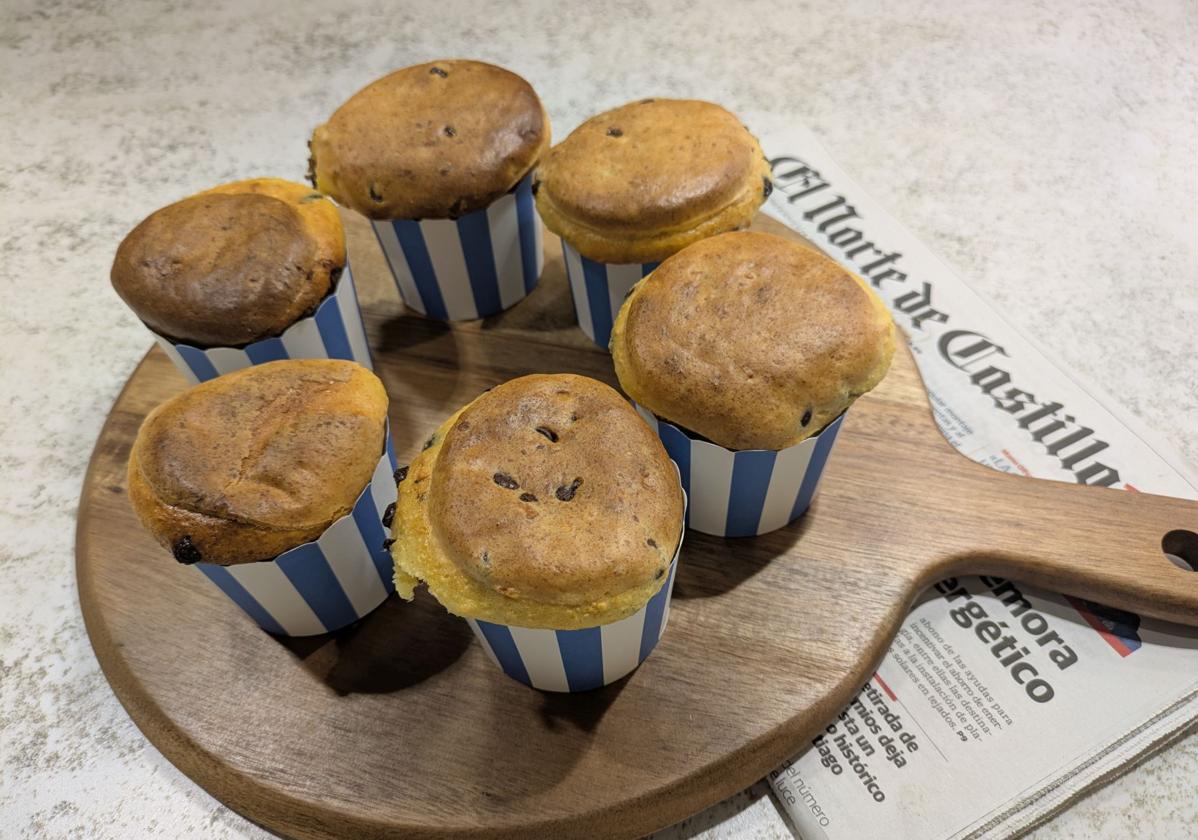 Estos bollitos son ideales para desayunar o merendar.