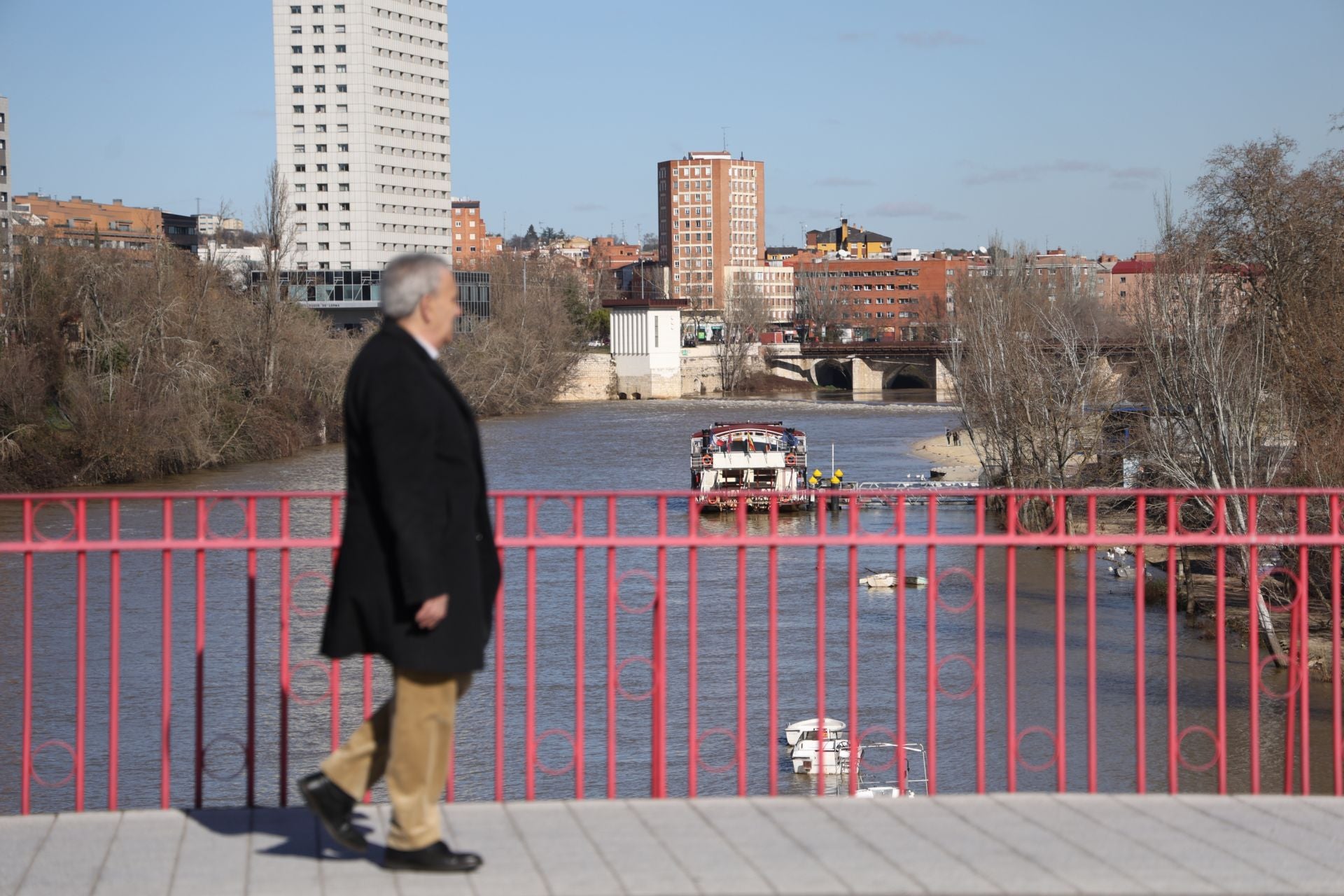 El estado del río Pisuerga, en imágenes