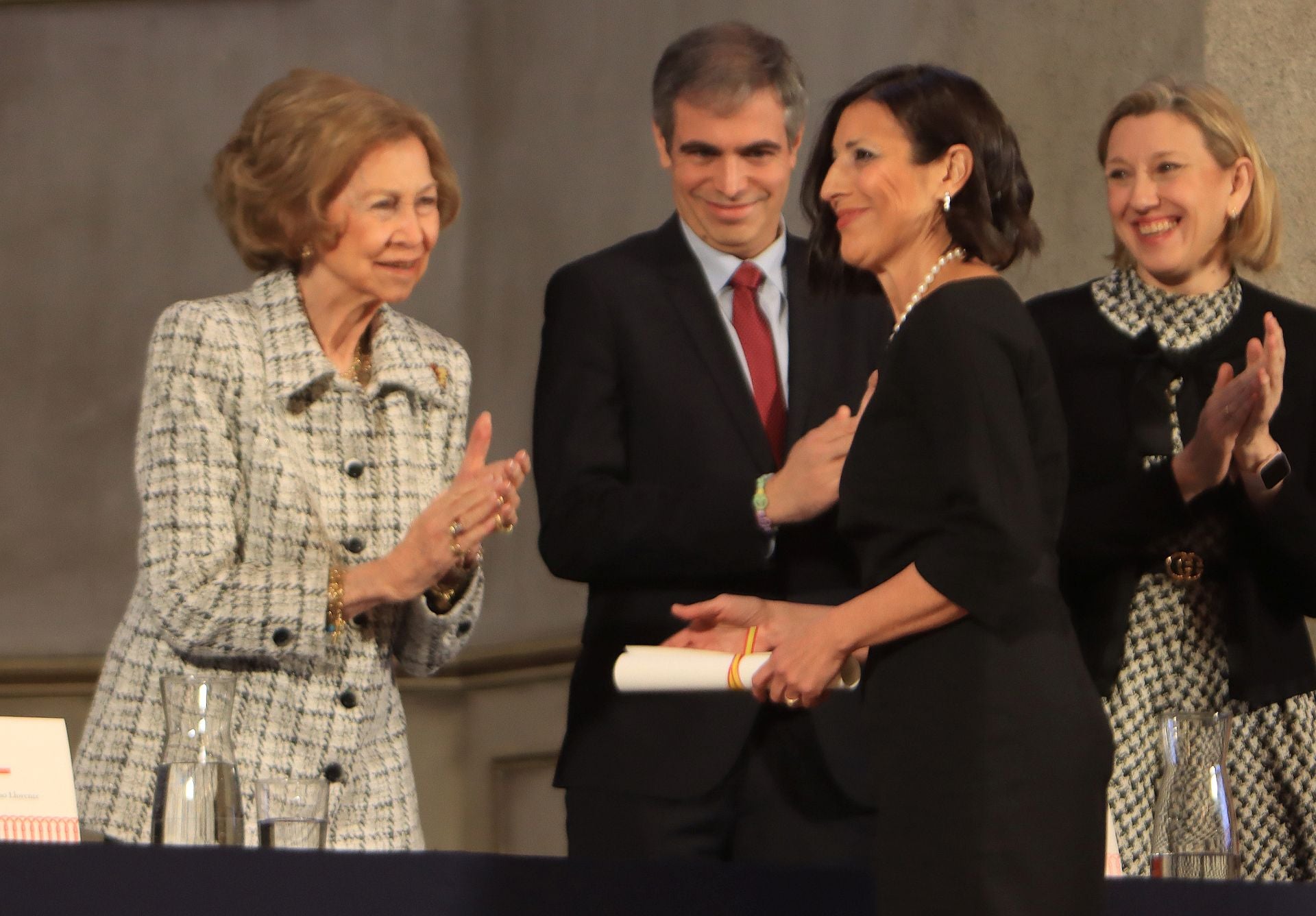 Fotos de la visita de la reina Sofía a La Granja de San Ildefonso