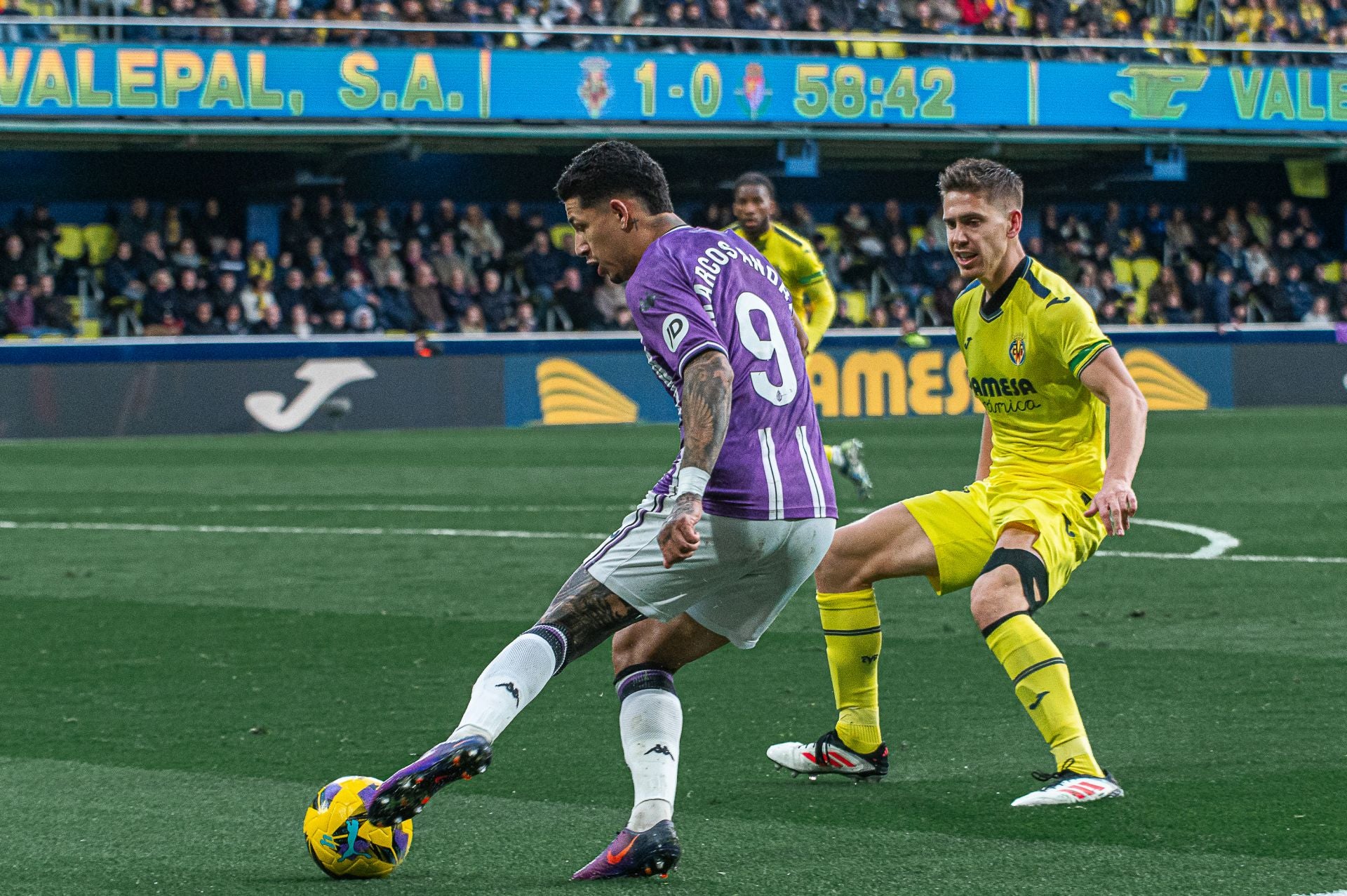 La derrota del Real Valladolid en Villarreal, en imágenes