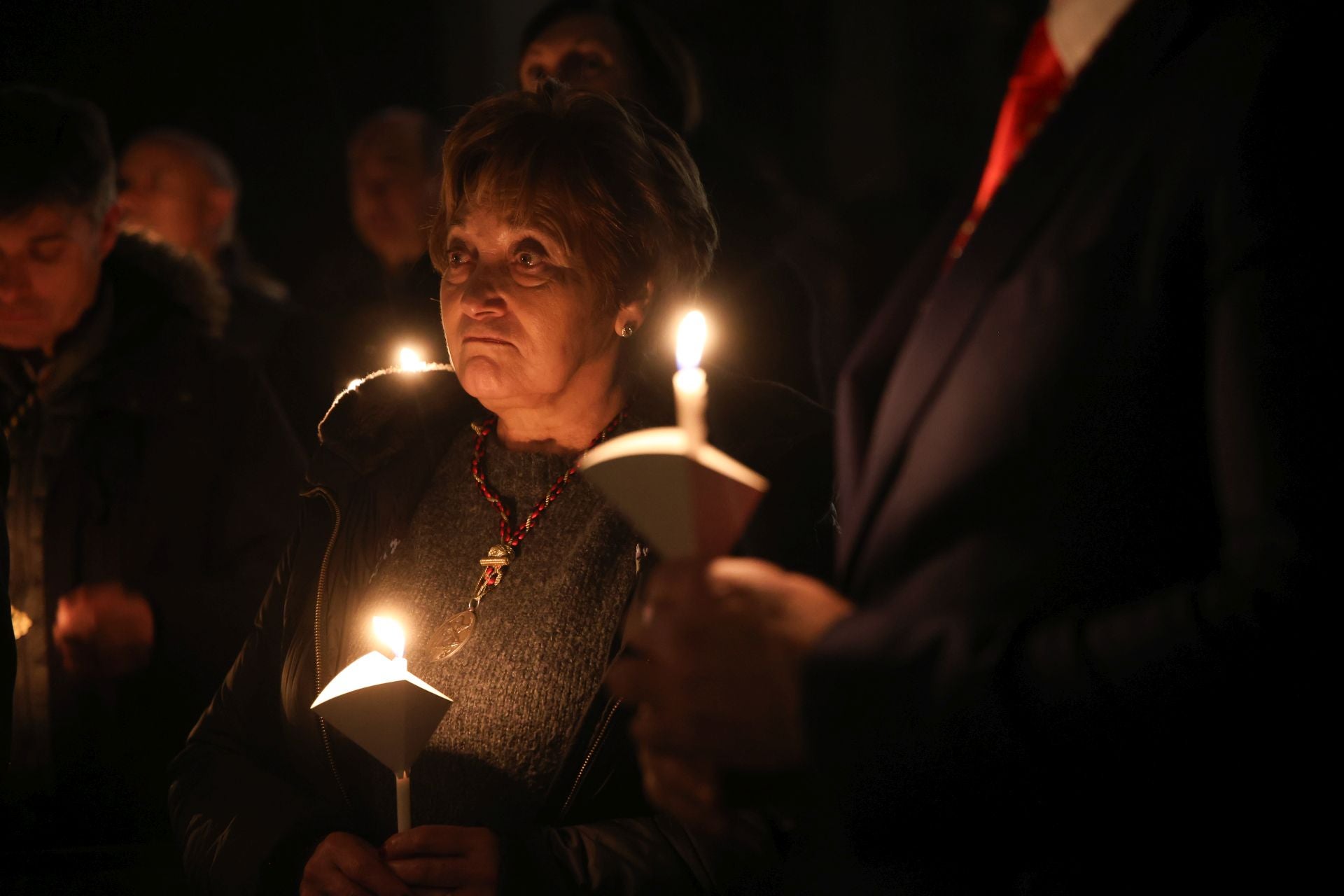 Las imágenes de la procesión de Las Siete Palabras