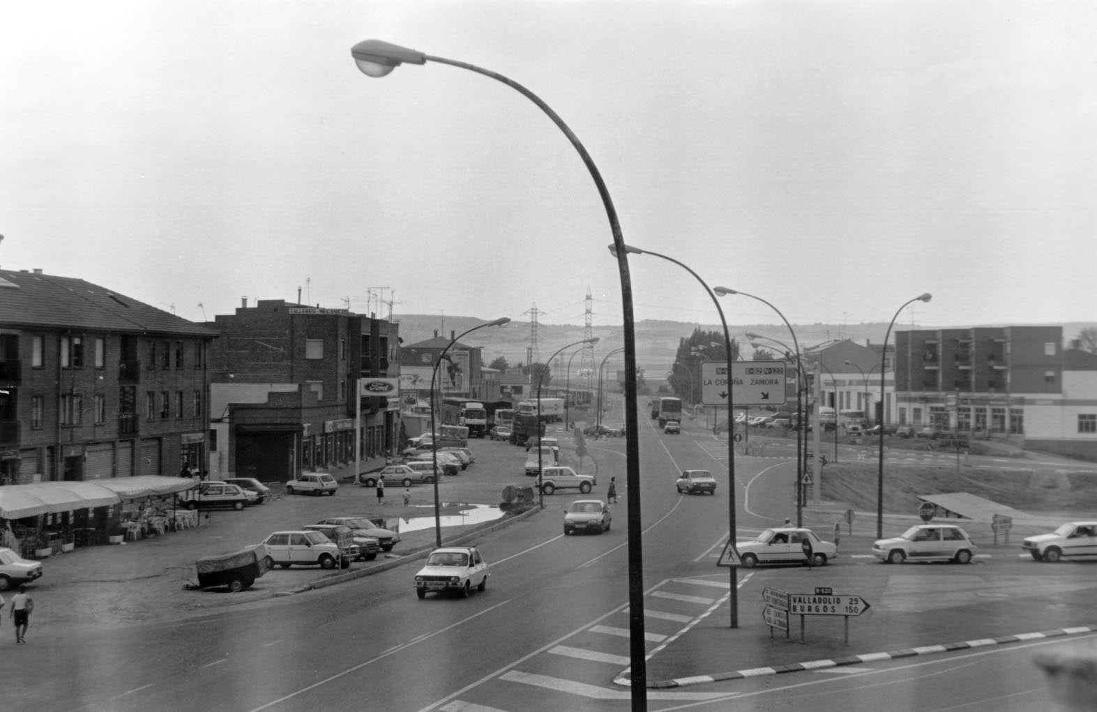 Panorámica de la villa en una imagen de enero de 1990.